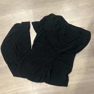 Fashionista Black Strapless Stretch Pull-On Jumpsuit